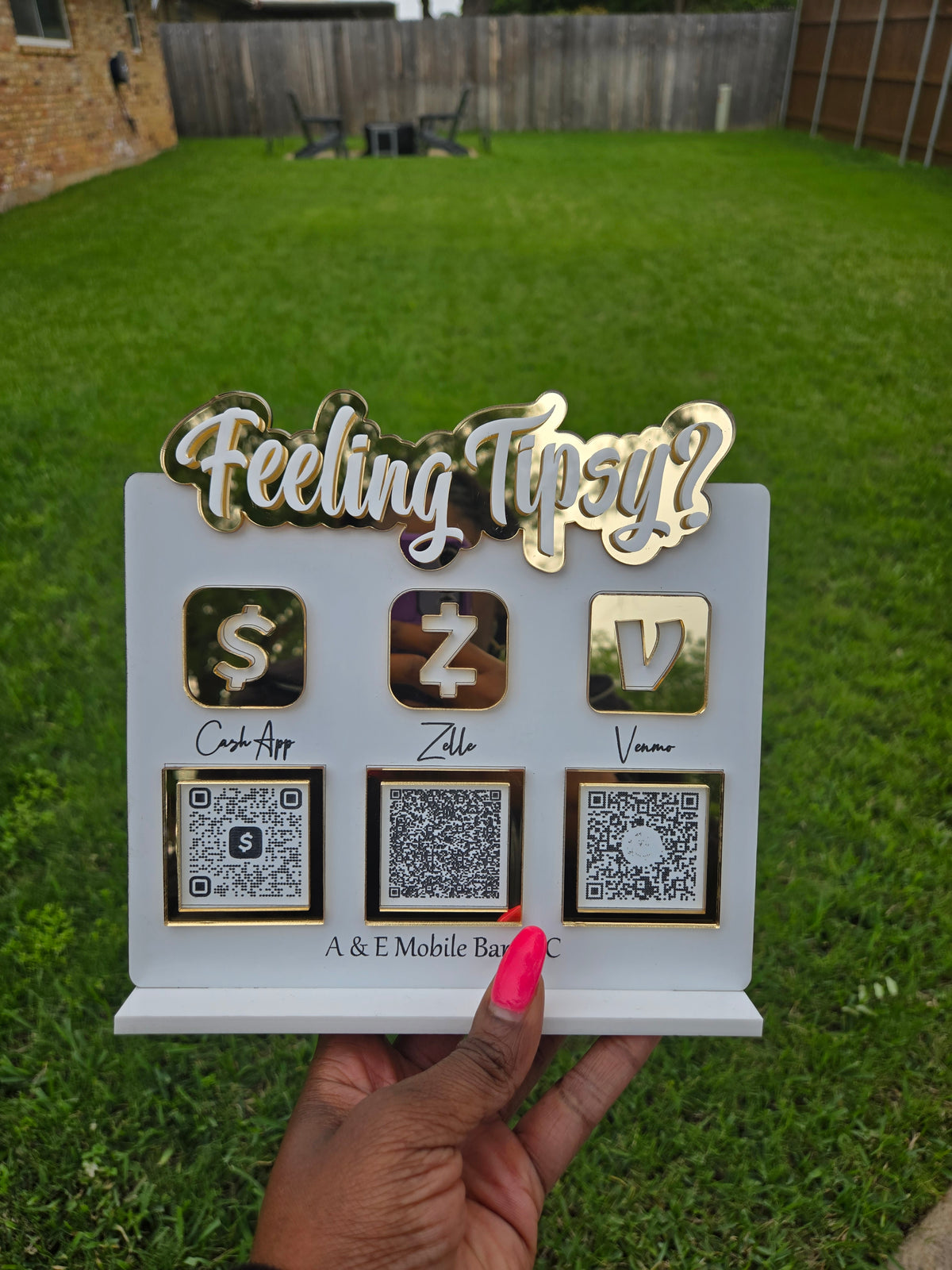 Feeling Tipsy Acrylic Sign