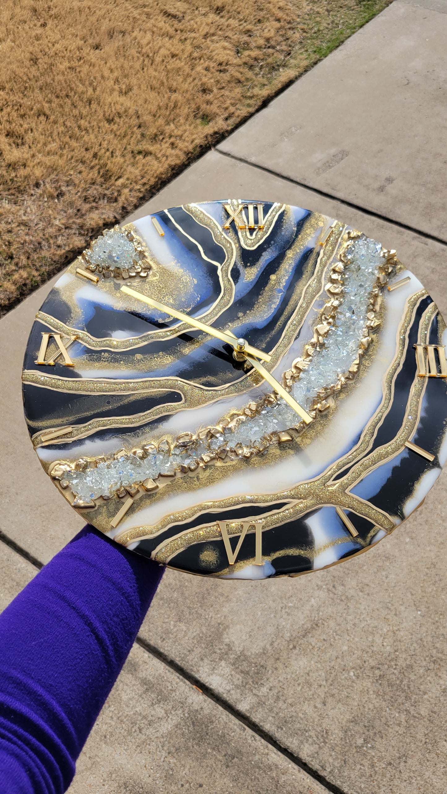 Mirrored Acrylic Roman Numerals or Dashes for Clock