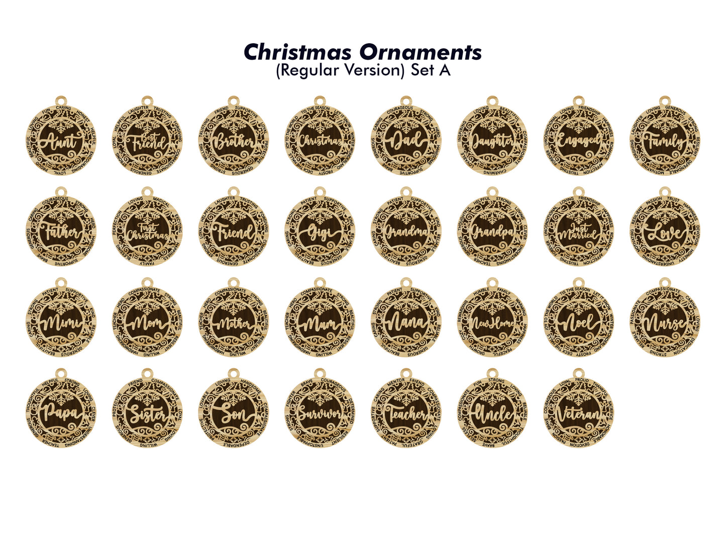 Personalized Christmas Ornaments