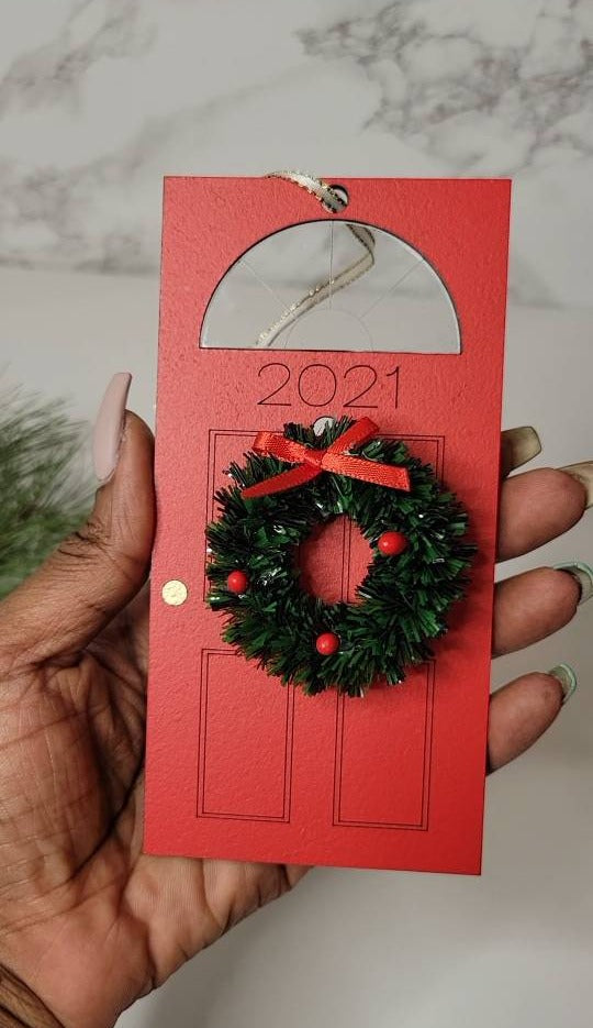 Red Door Ornament