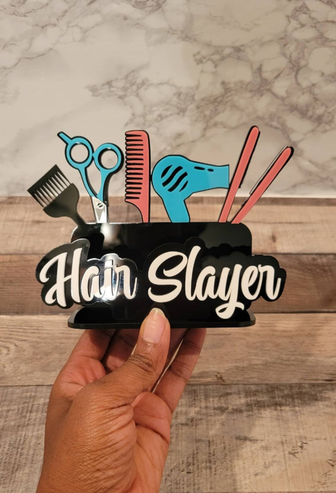 Nail or Hair Business Card Holder