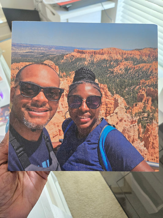 Custom Photo on Wood Canvas