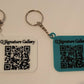 Custom Engraved QR Code Keychain