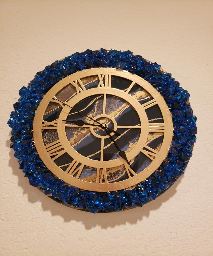 Custom Geode Clock