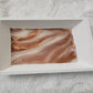 White and Rose Gold Tray